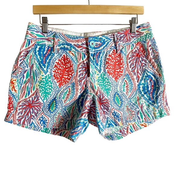 Lilly Pulitzer Let Minnow Callahan Shorts Size 6 - Picture 1 of 7